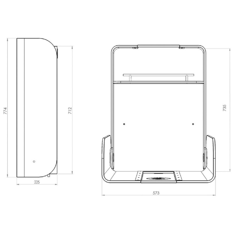 Previjalna miza Timkid KAWAMIDI Wood