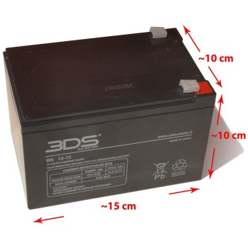 12V nadomestni akumulator 12Ah