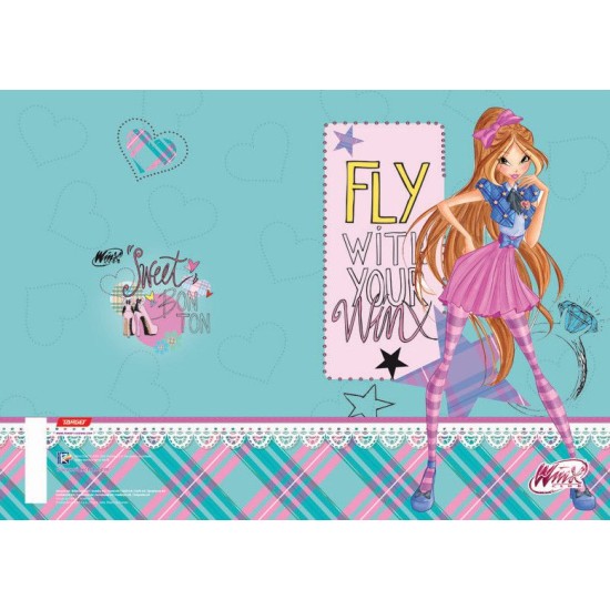 Zvezek A4 Winx Bon Ton  na črte