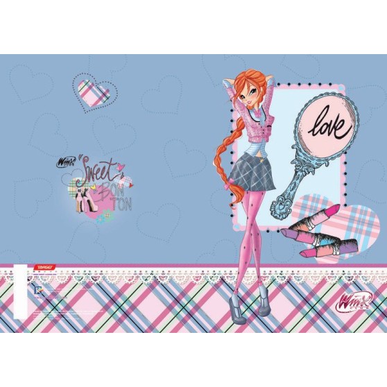 Zvezek A4 Winx Bon Ton  na črte