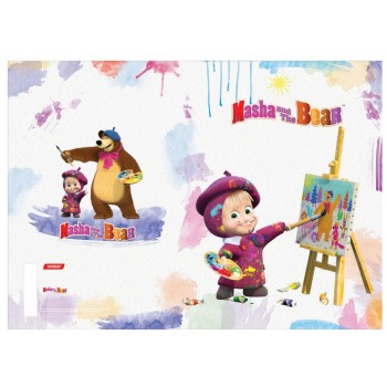 Šolski zvezek A4 s črtami Maša in medved 19801