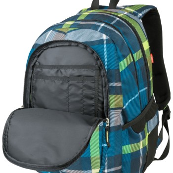 3ZIP Check Green 21880 - šolski nahrbtnik, šolska torba
