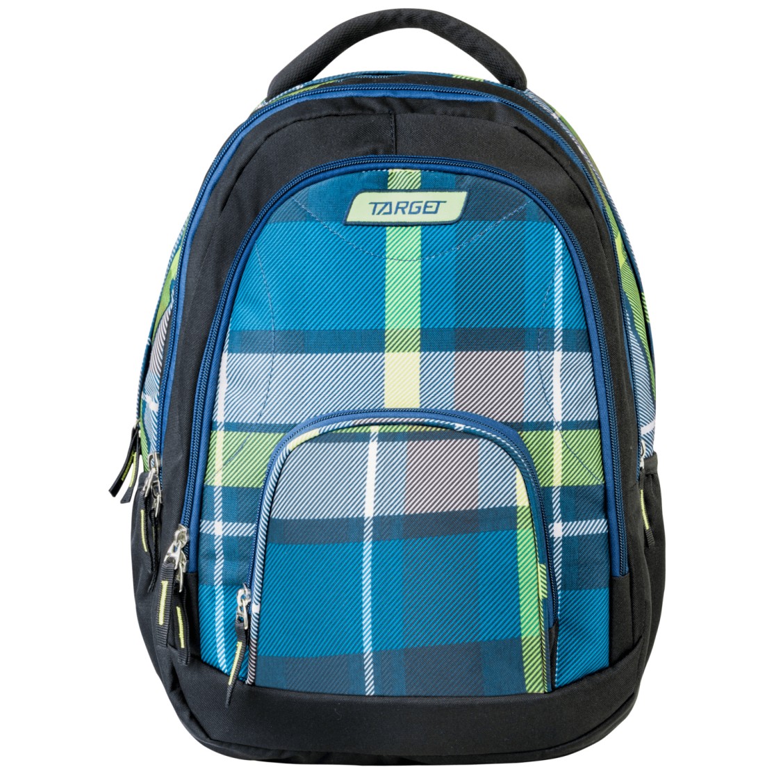 Šolski nahrbtnik 2v1 Check Green 21879