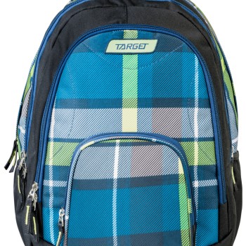 Školski ruksak 2v1 Check Green 21879