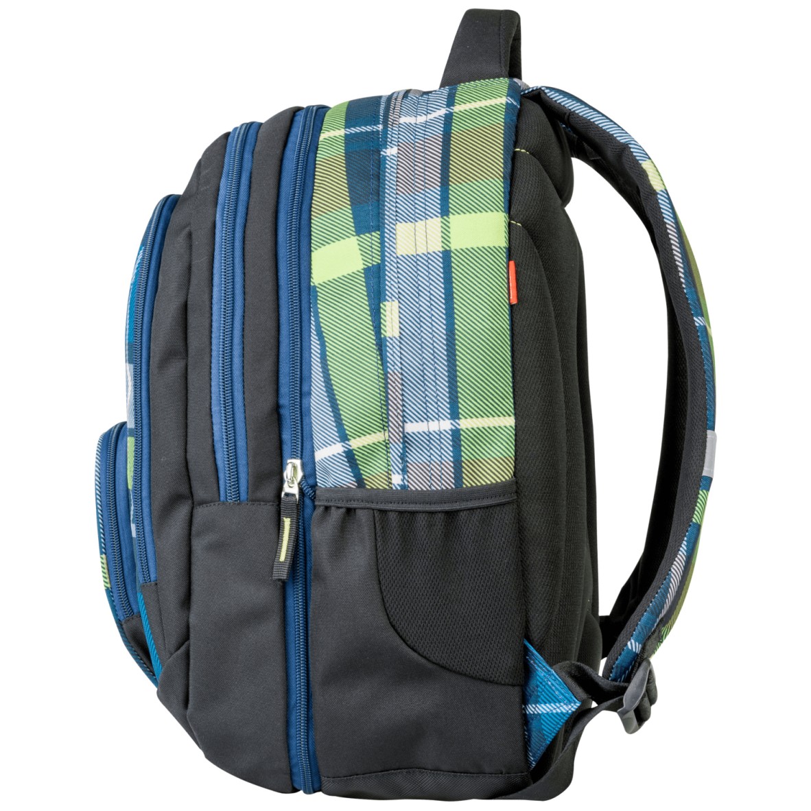 Šolski nahrbtnik 2v1 Check Green 21879