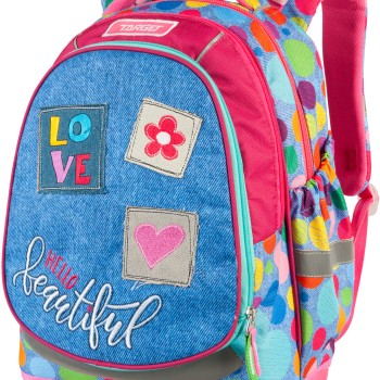 SUPERLIGHT 2 FACE PETIT Hello Beautiful 26235 - šolska torba