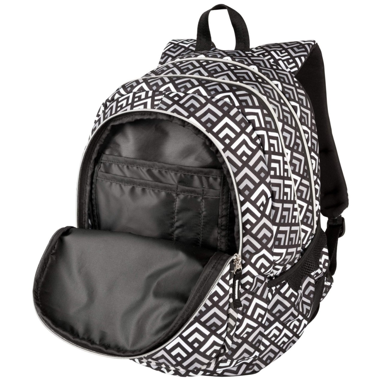 3ZIP Grey Pyramids 26297 - šolski nahrbtnik, šolska torba