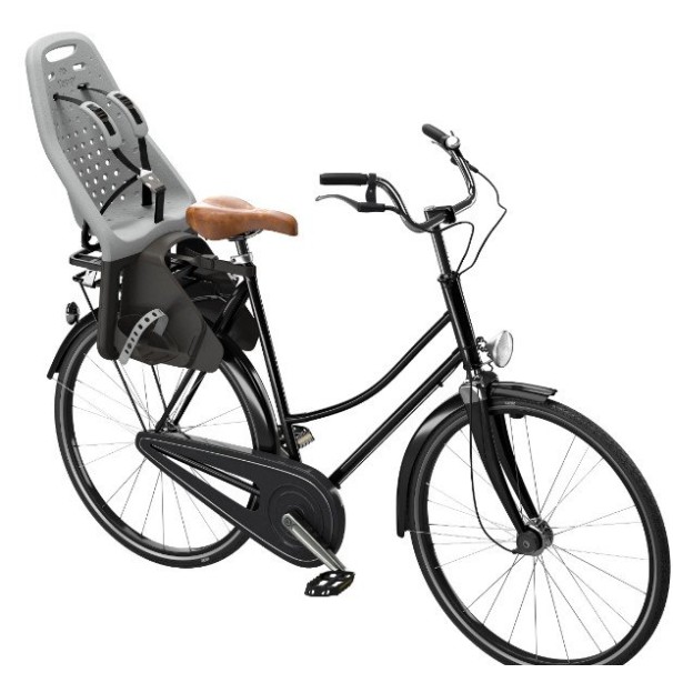 Yepp Maxi Easy Fit Silver - otroški sedež za kolo