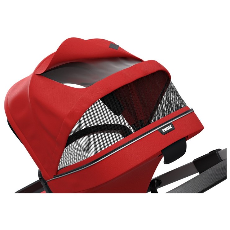 SLEEK Energy Red - otroški voziček s košaro