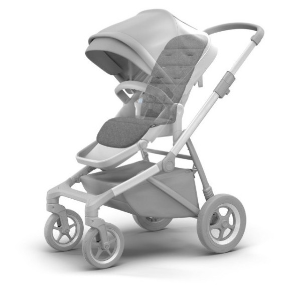 Umetak Liner za kolica  SLEEK i SPRING Grey Melange