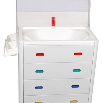 ARIEL bel, previjalna mizica iz umetnih mas