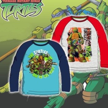 Majica dolg rokav Ninja želve sivo rdeče barve - 8 let Majica dolg rokav Ninja želve sivo rdeče barve - 8 let