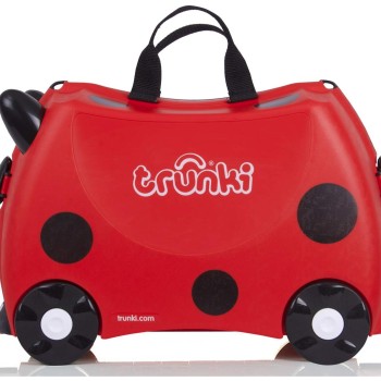 HARLEY - potovalni kovček pikapolonica