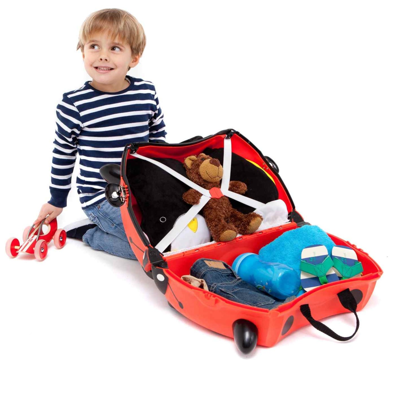 HARLEY - potovalni kovček pikapolonica