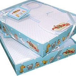 Darilni set "Primimesi" v modri barvi