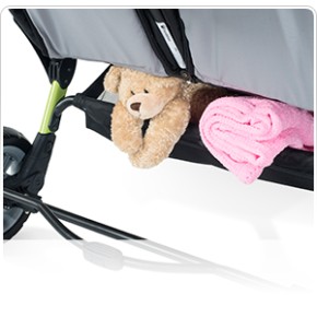 SPORT SPLASH QUAD rdeč z dežno prevleko - voziček za več otrok