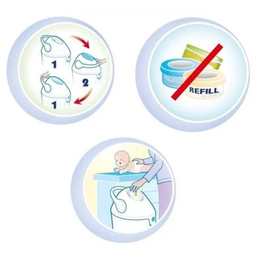 Koš za plenice Chicco MANGIAPANNOLINI Odour Off