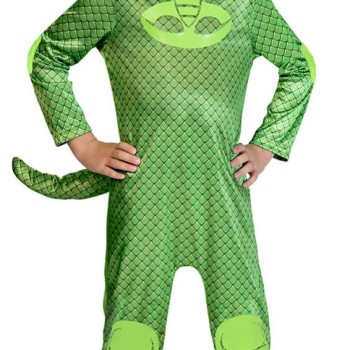 Pustni kostum za otroke PJ Masks - Geco 5-6 let Pustni kostum za otroke PJ Masks - Geco 5-6 let