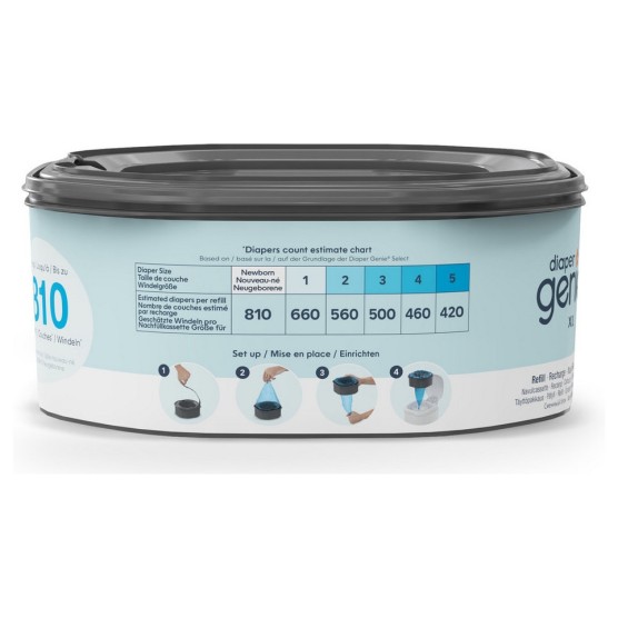 Kazete za pelene DIAPER GENIE SELECT XL