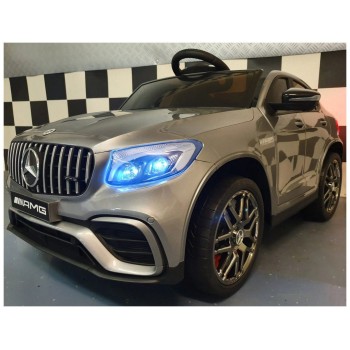 12V MERCEDES GLC 63 COUPE’  Metallic Silver - otroški električni avto