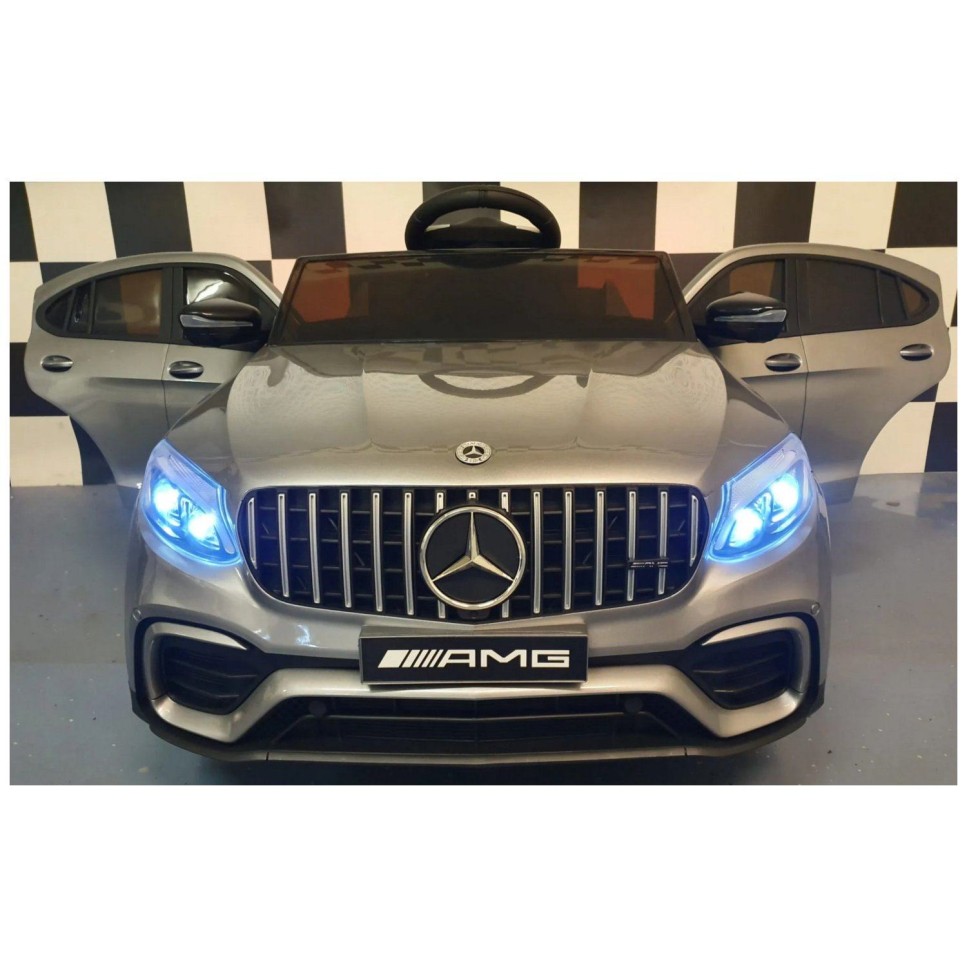 12V MERCEDES GLC 63 COUPE’  Metallic Silver - auto na akumulator