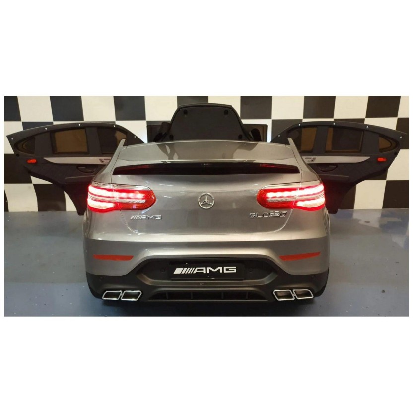 12V MERCEDES GLC 63 COUPE’  Metallic Silver - auto na akumulator