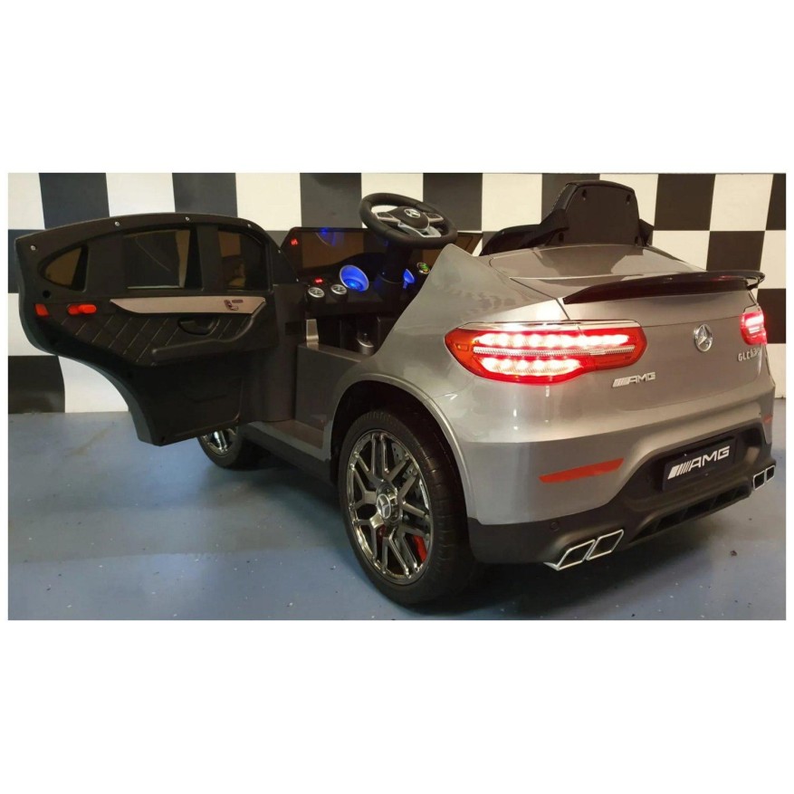 12V MERCEDES GLC 63 COUPE’  Metallic Silver - auto na akumulator