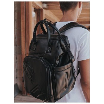 Previjalna torba BACKPACK Recycled PU Black