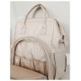 Previjalna torba BACKPACK Recycled PU Sand Previjalna torba BACKPACK Recycled PU Sand