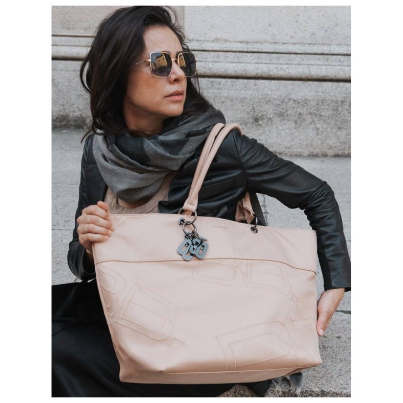 Previjalna torba TOTE BAG Recycled Textile Old Pink