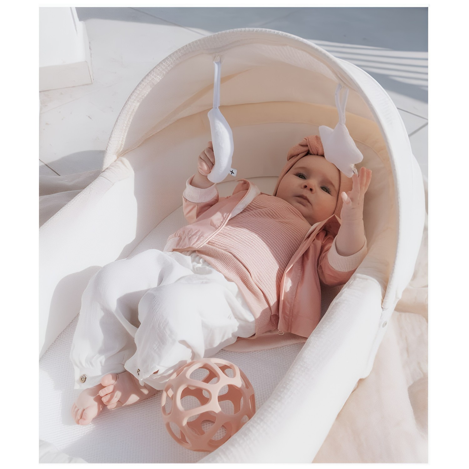 Gnezdece BABY NEST CO-SLEEPING BABY BED Nude Gnezdece BABY NEST CO-SLEEPING BABY BED Nude