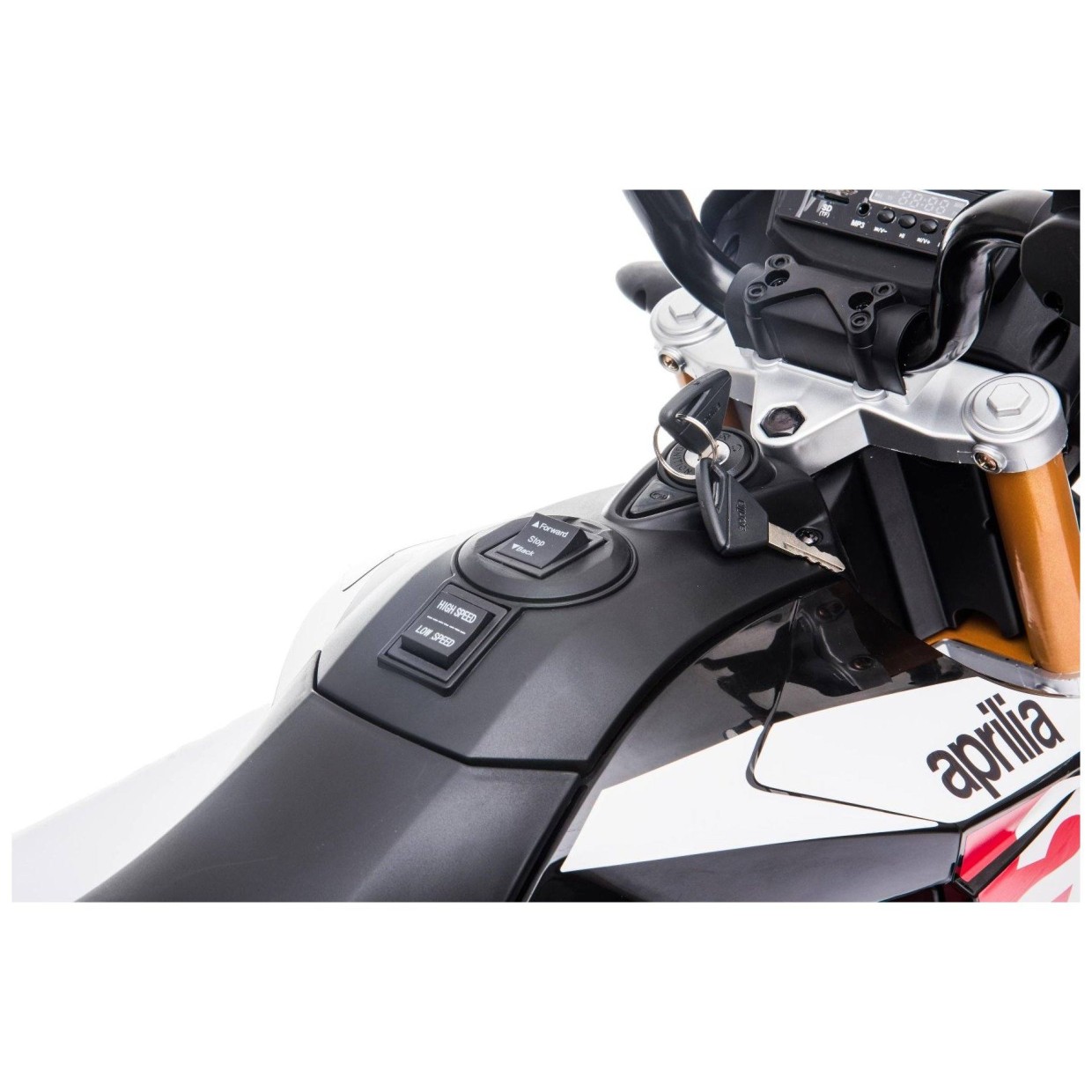 12V mini motor Aprilia Dorsoduro 900, rdeč