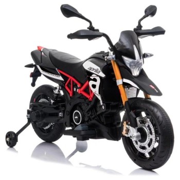 12V otroski motor Aprilia Dorsoduro 900, črn