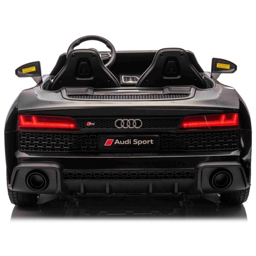 24V AUDI R8 SPYDER Black - dječji automobil na baterije