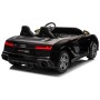 24V AUDI R8 SPYDER Black - dječji automobil na baterije