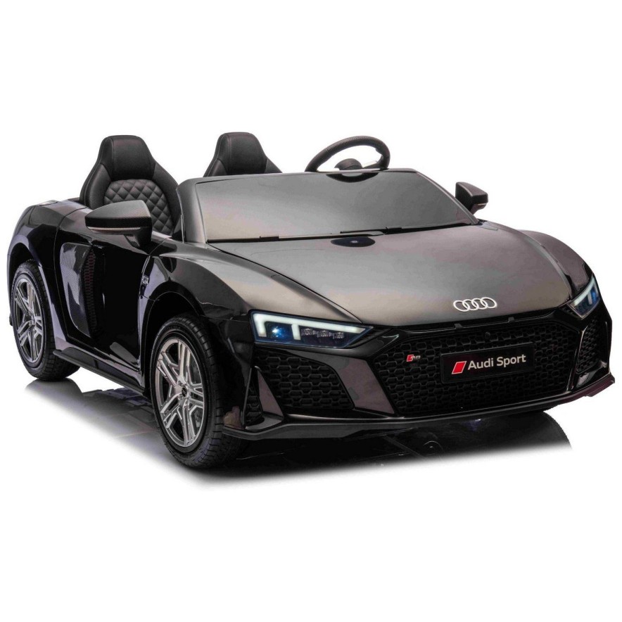 24V AUDI R8 SPYDER Black - dječji automobil na baterije