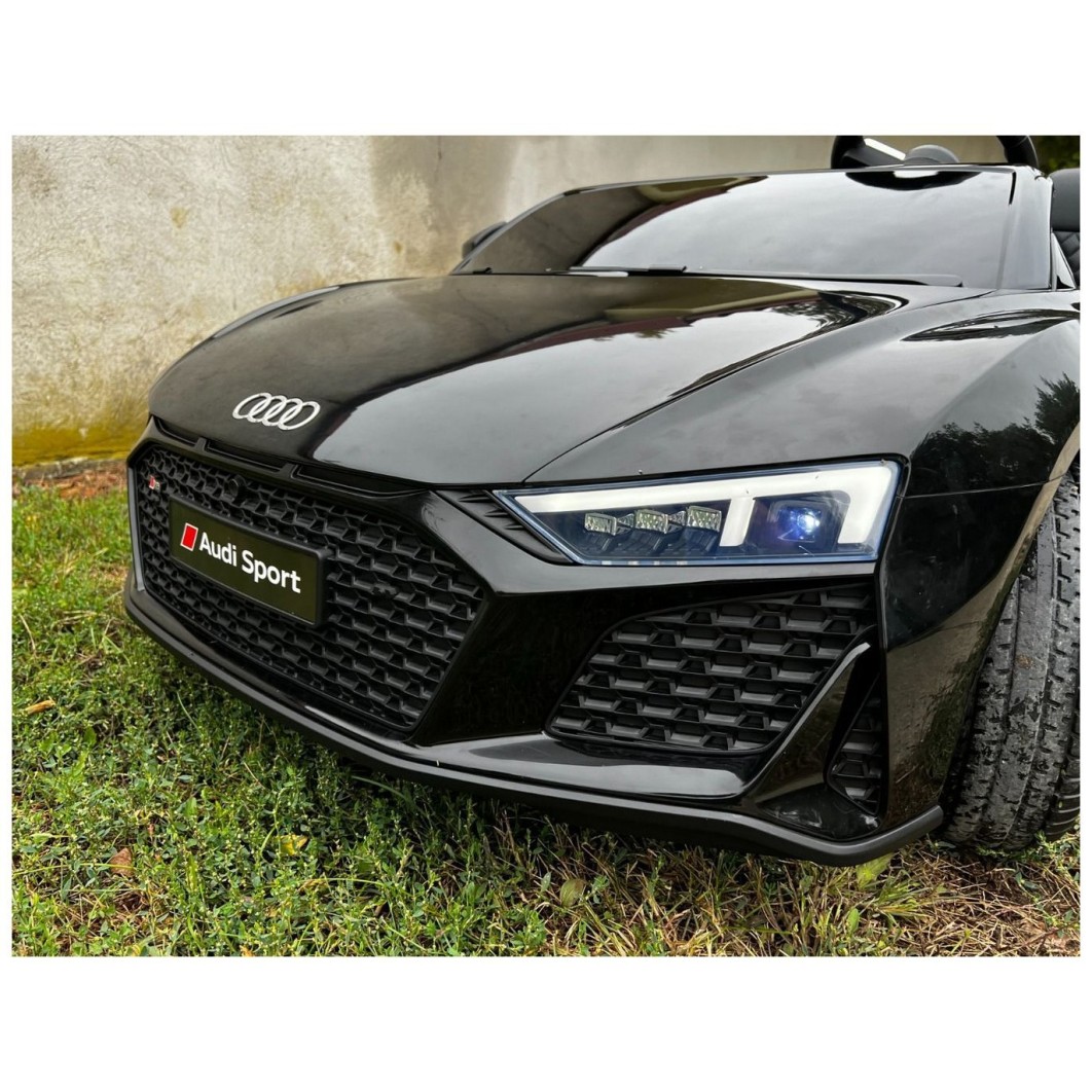 24V AUDI R8 SPYDER Black - dječji automobil na baterije