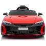 11V otroški avto  Audi RS E-tron GT, litij, rdeč