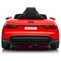 11V otroški avto  Audi RS E-tron GT, litij, rdeč
