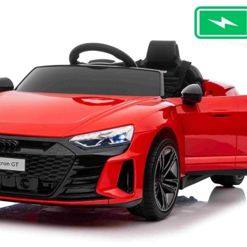 11V otroški avto  Audi RS E-tron GT, litij, rdeč