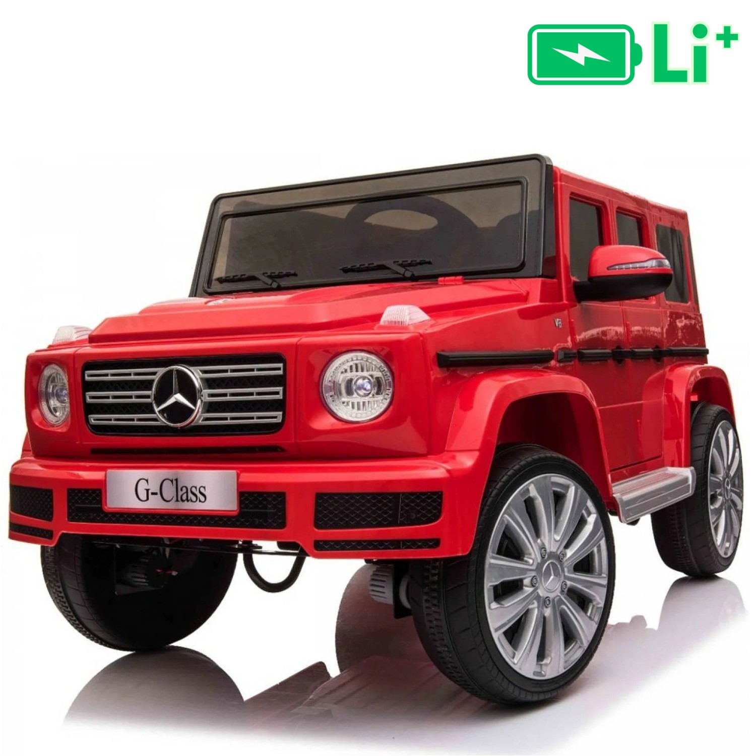 11V avto na akumulator Mercedes G500, Li-Ion, daljinec, rdeč