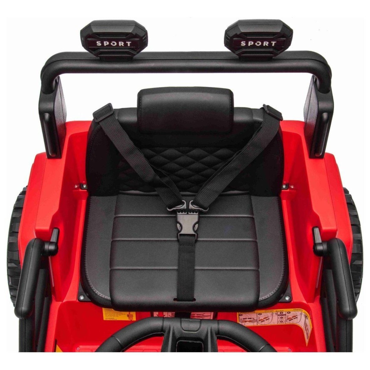 11V auto na akumulator OFFROAD crveni, li-ion baterija