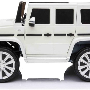 11V avto na akumulator Mercedes G500, Li-Ion, daljinec, bel