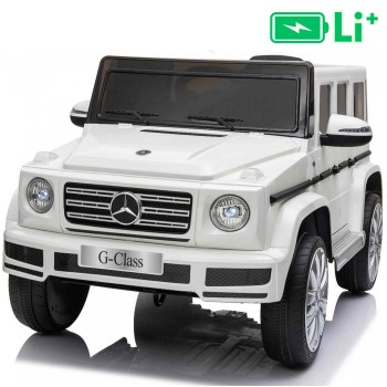 11V avto na akumulator Mercedes G500, Li-Ion, daljinec, bel