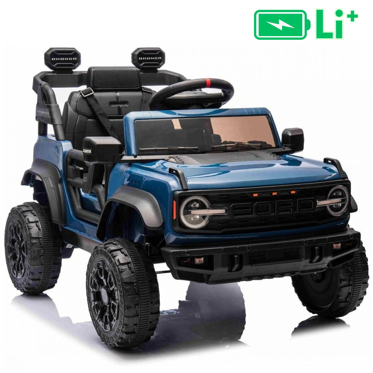 11V avto na daljinca Ford Bronco moder, litijeva baterija