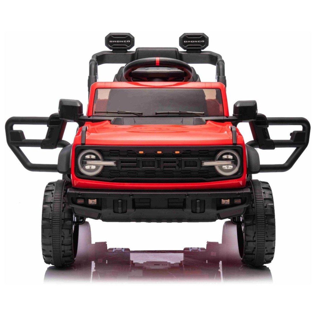 11V avto na daljinca Ford Bronco rdeč, litijeva baterija