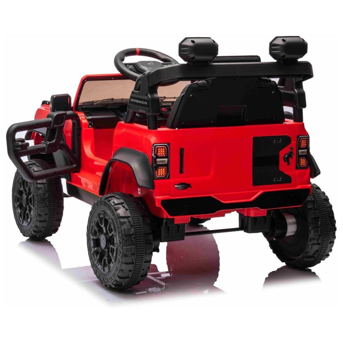 11V avto na daljinca Ford Bronco rdeč, litijeva baterija