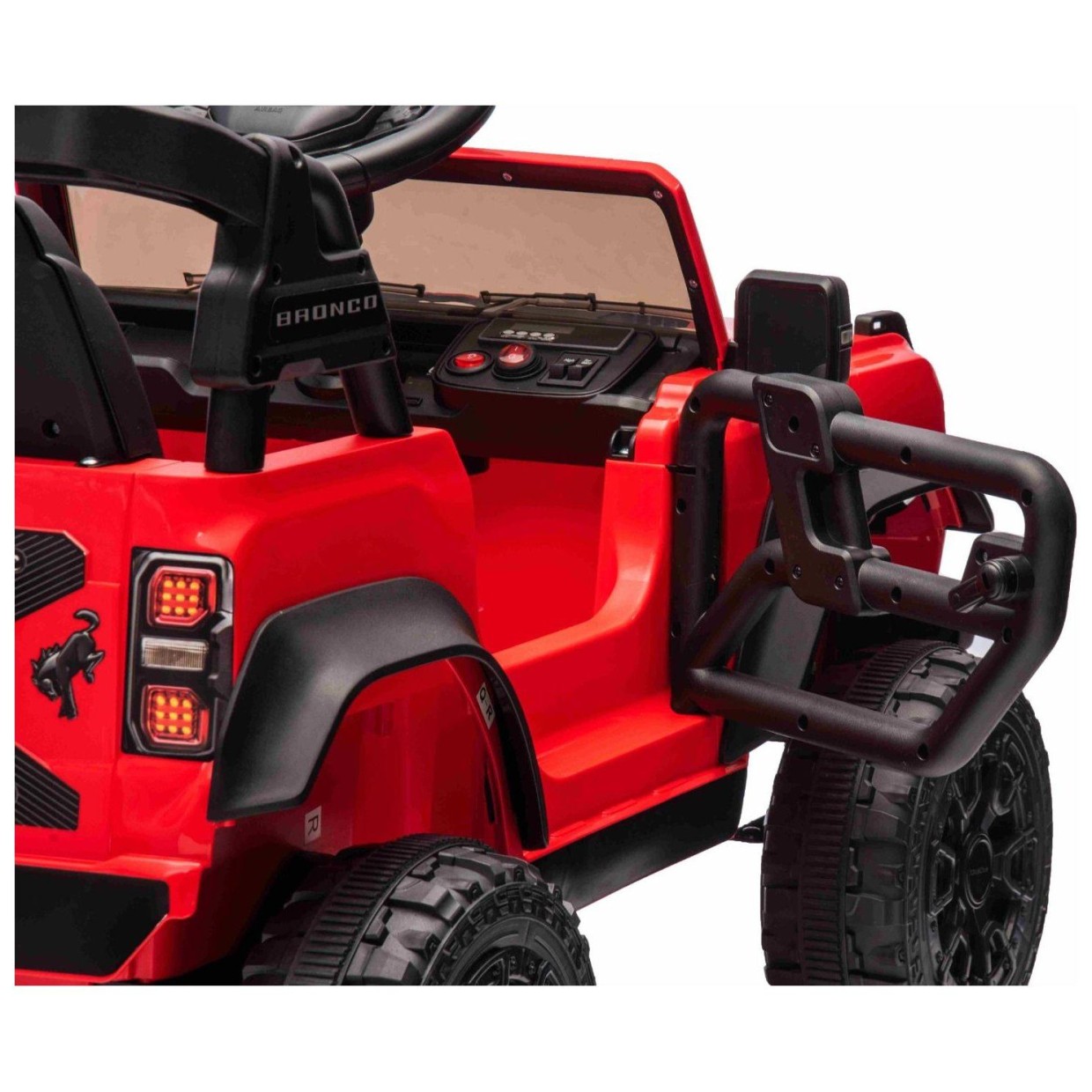 11V avto na daljinca Ford Bronco rdeč, litijeva baterija