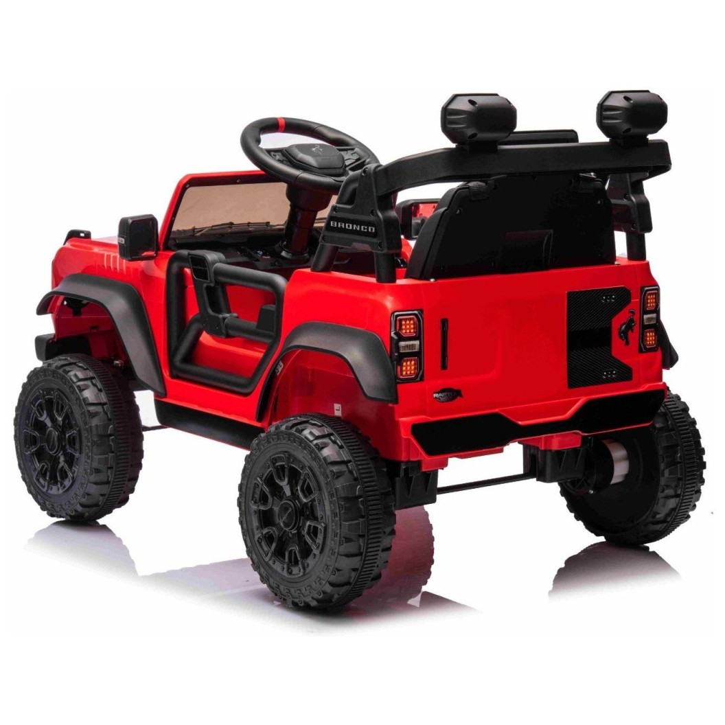 11V avto na daljinca Ford Bronco rdeč, litijeva baterija