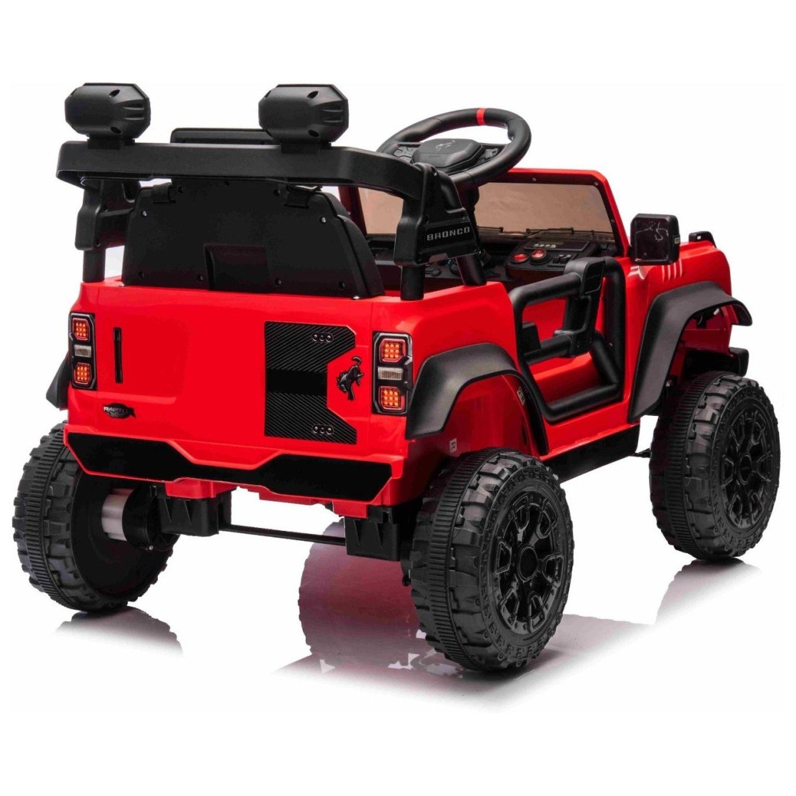 11V avto na daljinca Ford Bronco rdeč, litijeva baterija